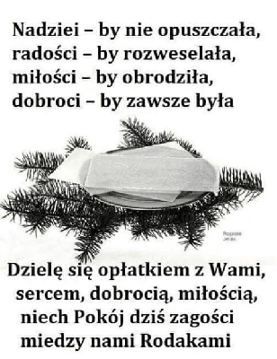 Dzielę się opłatkiem z Wami